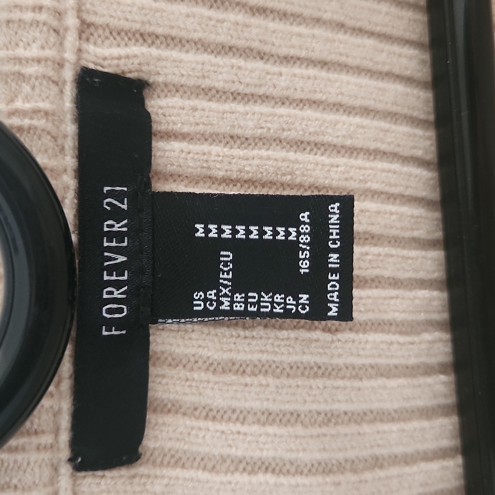 Forever 21 Tan Ribbed Shrug - Picture 2 of 5